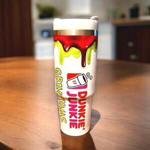 Christmas Grinchmas 30oz Tumbler with handle